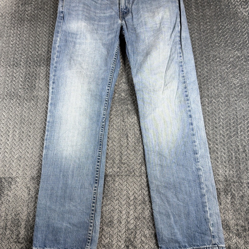 Levis 514 Jeans Mens‎ 32 Dark Wash Denim Classic Straight Fit 32x32 Stretch